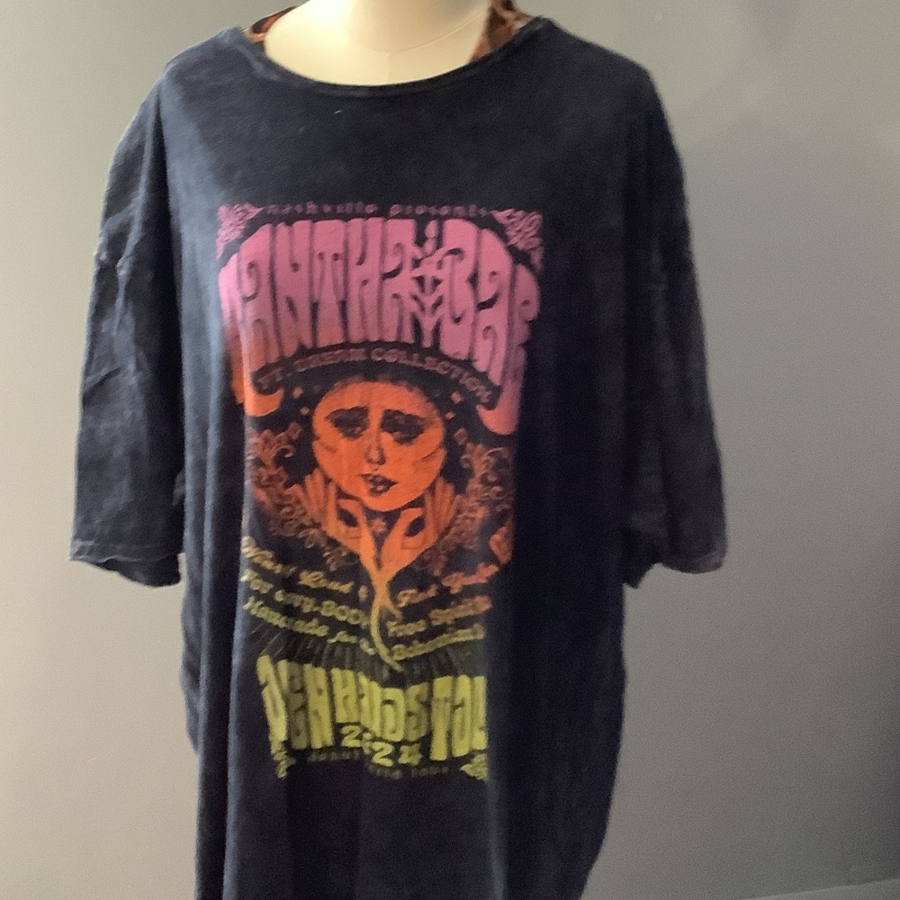 Kantha Bae Graphic Black T-Shirt with Colorful Print